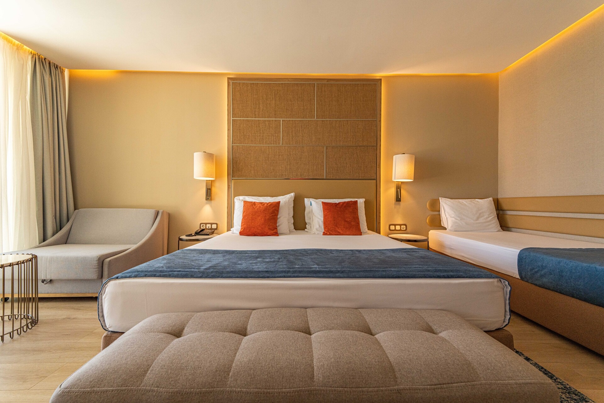 Room image 3 - Štandardná izba 2+2 s čiastočným výhľadom na more