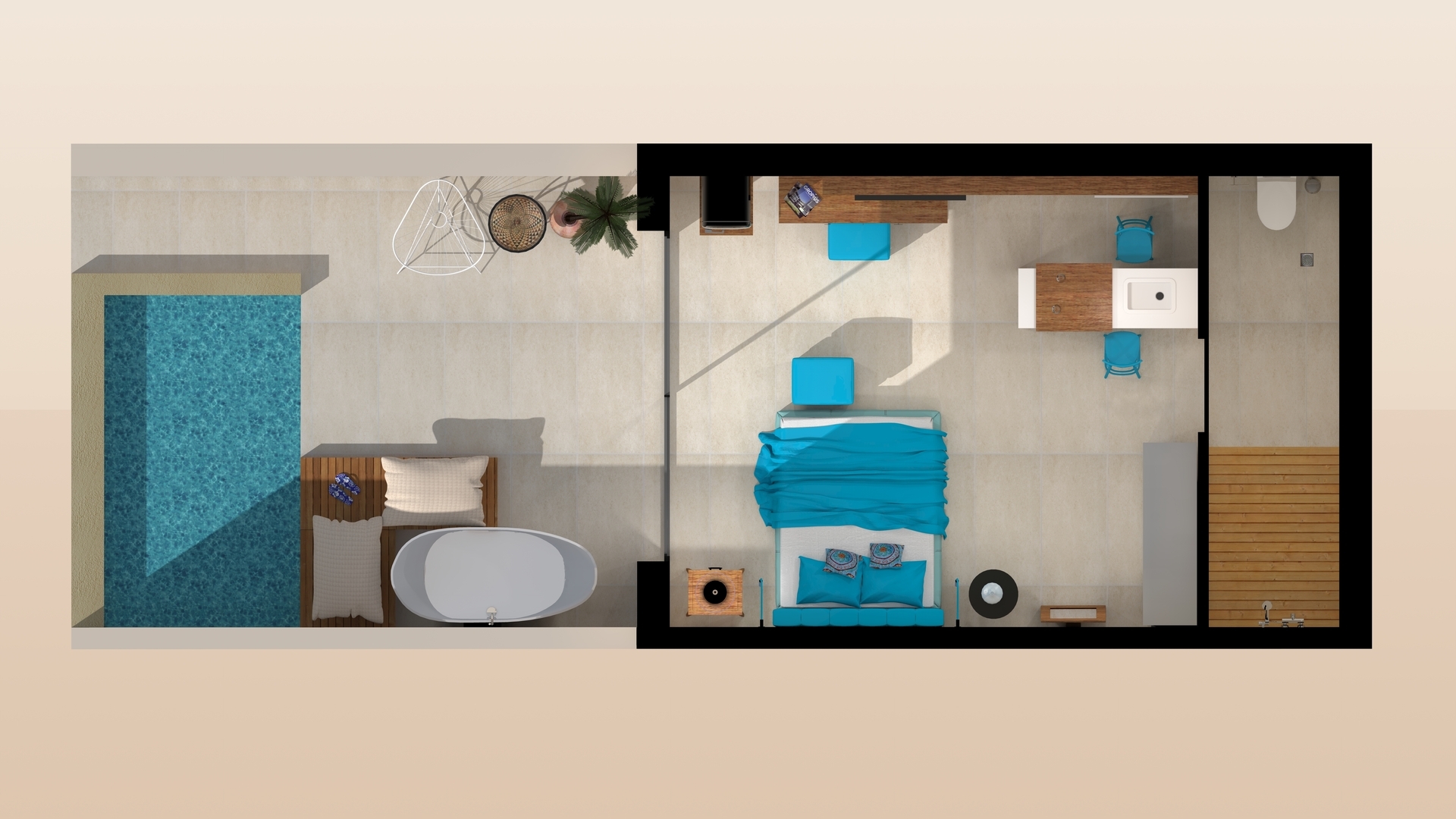 Room image 1 - Upbeat Retreat s bazénom, pool view