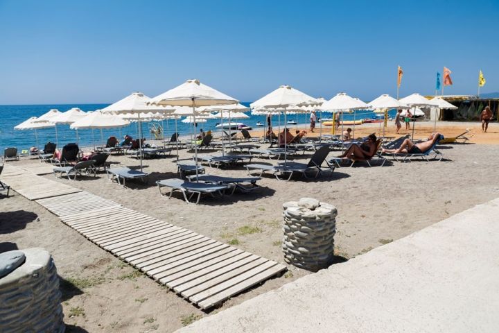 Pláž pred hotelom Lindos Imperial Resort & Spa
