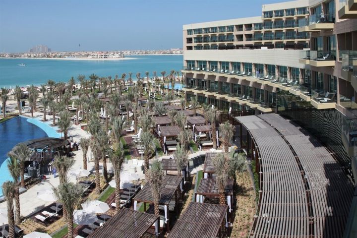PohľadnahotelRixosThePalmDubaiaareál
