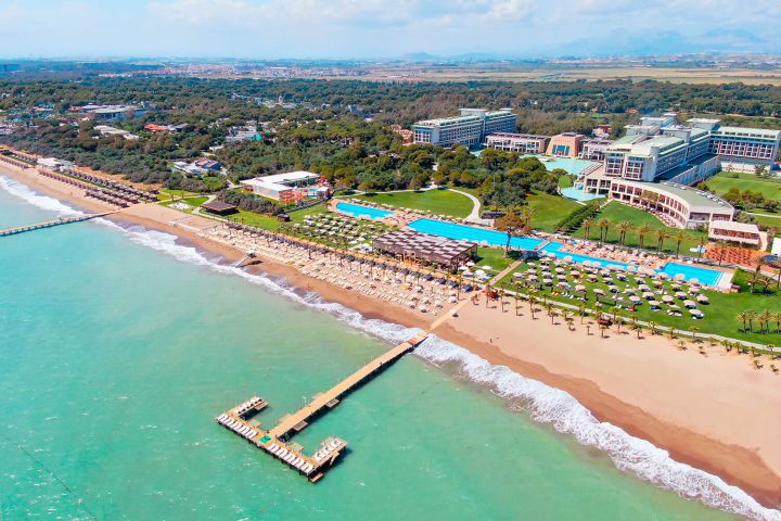 Areál v Rixos Premium Belek