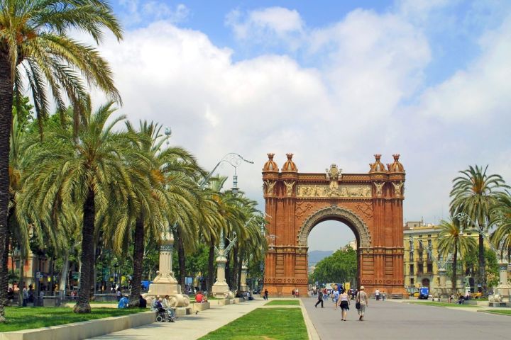 Víťazný oblúk, Barcelona, poznávací zájazd, Španielsko